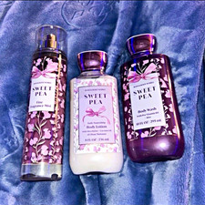 Bath & Body Works Sweet Pea Wash Lotion Mist ...