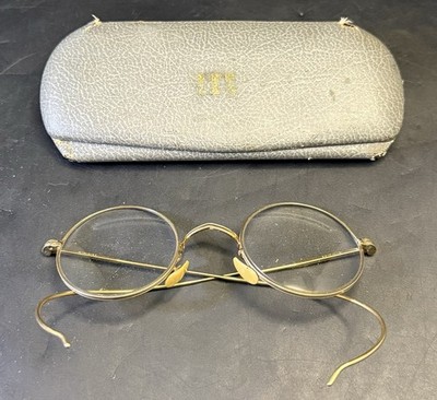 Vintage American Optical AO 1/10 12 KGF Glasses With Hard Case HD13
