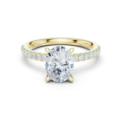 TCW 2,40 Ct Lab Grown Diamond Damen Classic Design Ehering 925 Silber