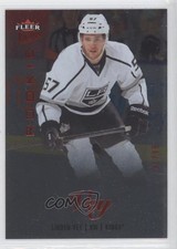 2013-14 Fleer Showcase Ultra Red Medallion 91/99 Linden Vey #49 0c3