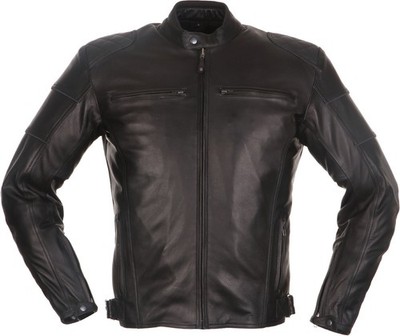 MODEKA Motorradjacke kurz RUVEN Slim-Fit Urban leicht Leder-Blouson Protektoren
