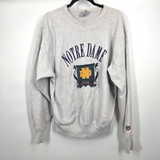 MV SPORT USA Made 90's PRO WEAVE Reverse Weave College Embroidery Sweatshirt XL