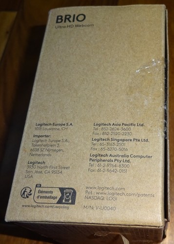 Logitech Brio 4K Pro Webcam V-U0040 Ultra HD Video & HDR 960-001105....BRAND NEW - Bild 5 von 6