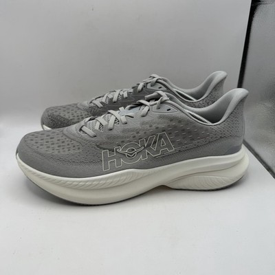 Hoka One One Mach 6 Men's Sz 9D Stardust Alabaster 1147790-SLBS - New