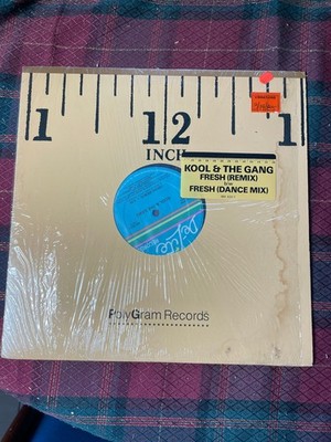 Kool & The Gang-Fresh (Remix) & Dance Remix LP De-Lite Records w/Shrink, Hype
