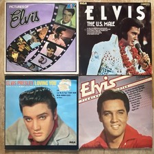 JOB LOT OF 50 ELVIS PRESLEY & OTHERS  Vinyl LP's From The 60s 70s 80s
