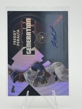 2022 Topps Freddy Peralta Auto /10 Generation Now SSP BREWERS METS Rare