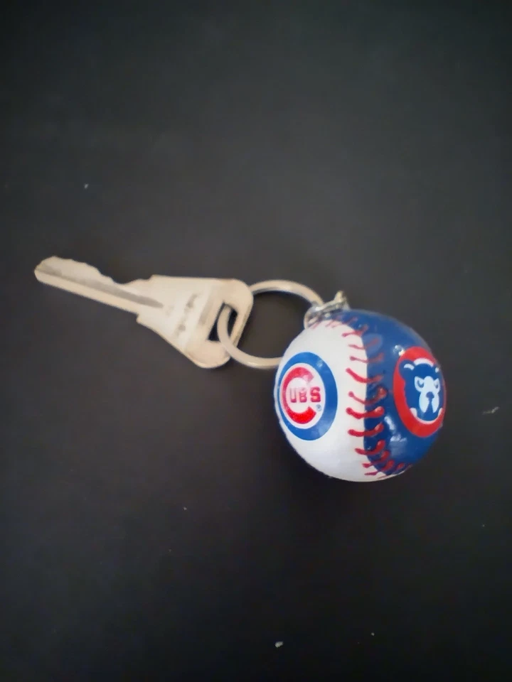 Chicago Cubs Baseball Keychain Charm Pull - Image 3 of 4