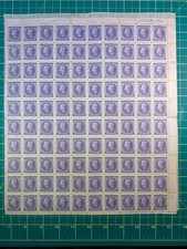 CANADA SHEET  4¢ Queen Elizabeth