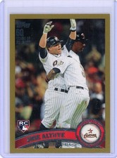 2011 Topps Baseball Update Gold #US132 Jose Altuve No 797 of 2011
