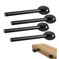 Hidden Floating Shelf Brackets 6 inch -PC Wall Mounted Heavy Duty 6 Inch 4