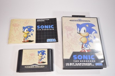 Sonic The Hedgehog Megadrive MD Komplett PAL SEGA Original CIB (Europe Video ...