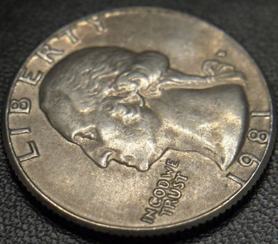 1981-D Washington Quarter – Clad Layer Missing – 5.55g Planchet