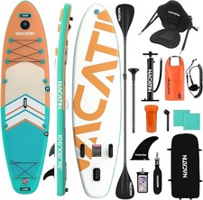 Nacatin Inflatable Paddleboard SUP 10'6"x32"x6" with Accessories