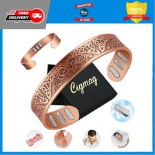 Copper Magnetic Bracelet for Men 5000 Gauss Magnets Pure Copper