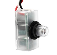 Sensor de luz fotocélula 120-277V CA de anochecer a amanecer, luz de ojo poste cableada al aire libre