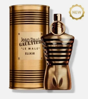 Jean Paul Gaultier Le Male Elixir 4.2 oz / 125 ml Eau de Parfum New...
