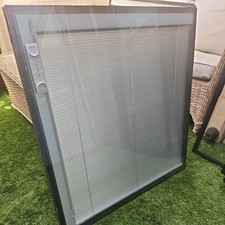 Toughened Glass units,Magnetic silver Integral Blinds collection only upvc
