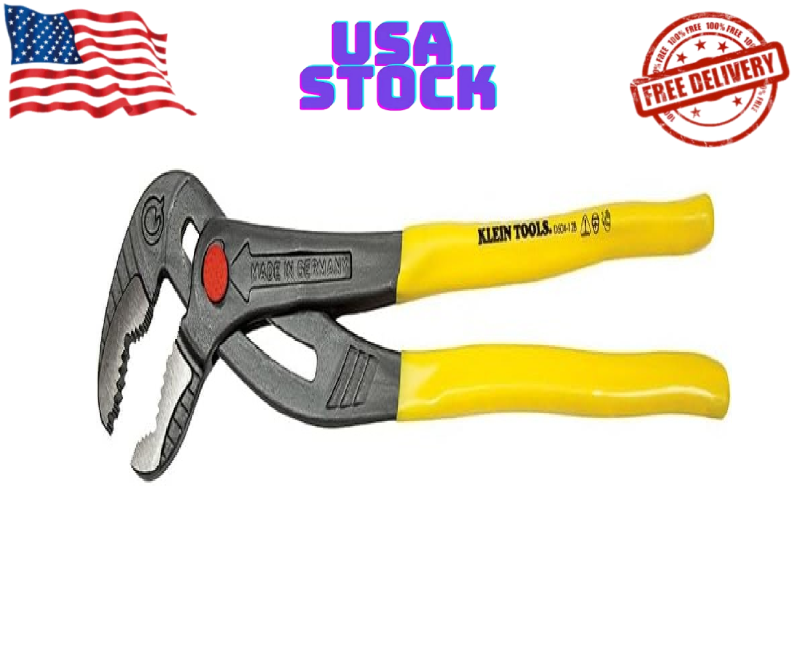 Klein Tools D504-10B Quick-Adjust Klawâ„¢ Pump Pliers, 10-Inch