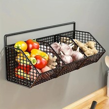 Gemüsekorb Wand Küche Aufbewahrung Metall O...