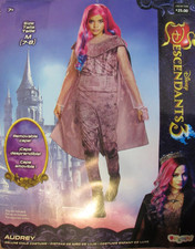 AUDREY Descendants 3 Girls MEDIUM (7-8) Deluxe Child 3 Piece Costume Disney NEW