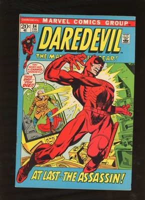 Daredevil #84 Marvel 1972 Bronze Age Comic   Night of the Assassin