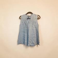Tommy Bahama 100% Linen Embroidered Sleeveles...
