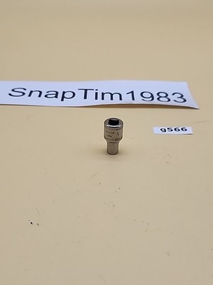 Snap-on Tool TMMD5  5mm Metric Flank Drive Shallow Socket 12 Pt 1/4'' Dr USA