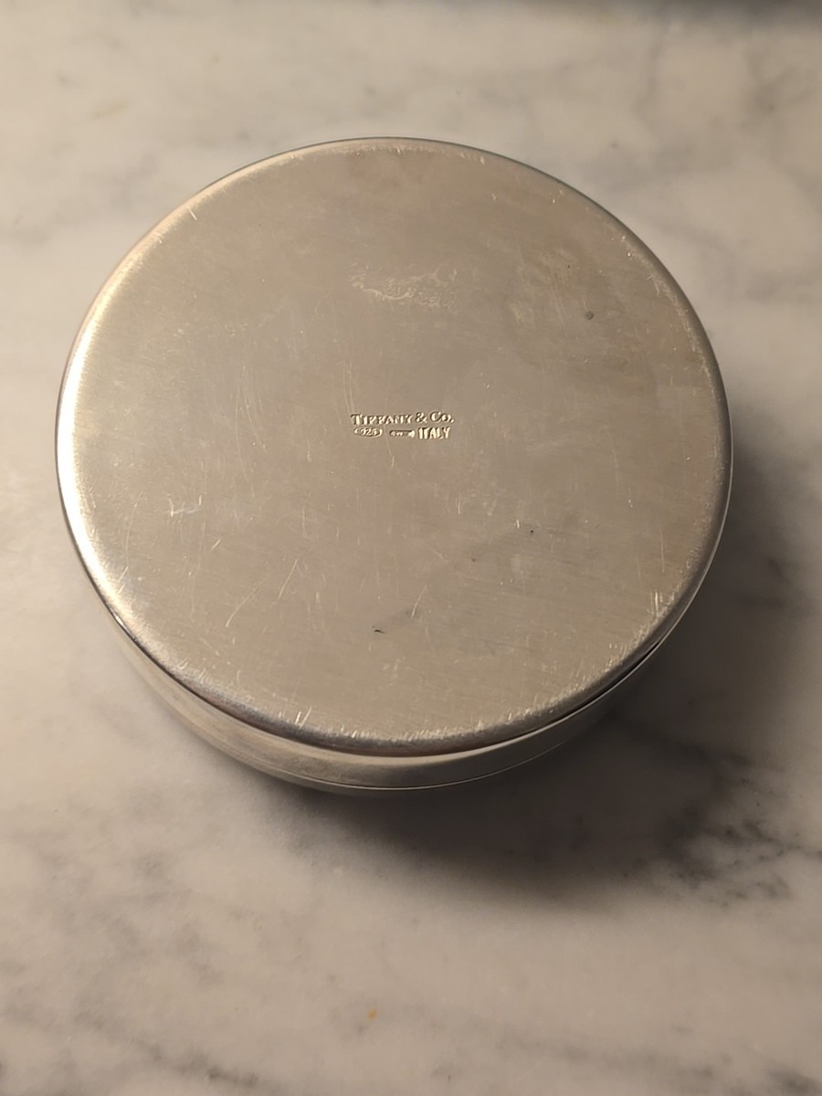 VINTAGE TIFFANY AND CO STERLING SILVER TRINKET POWDER BOX | eBay