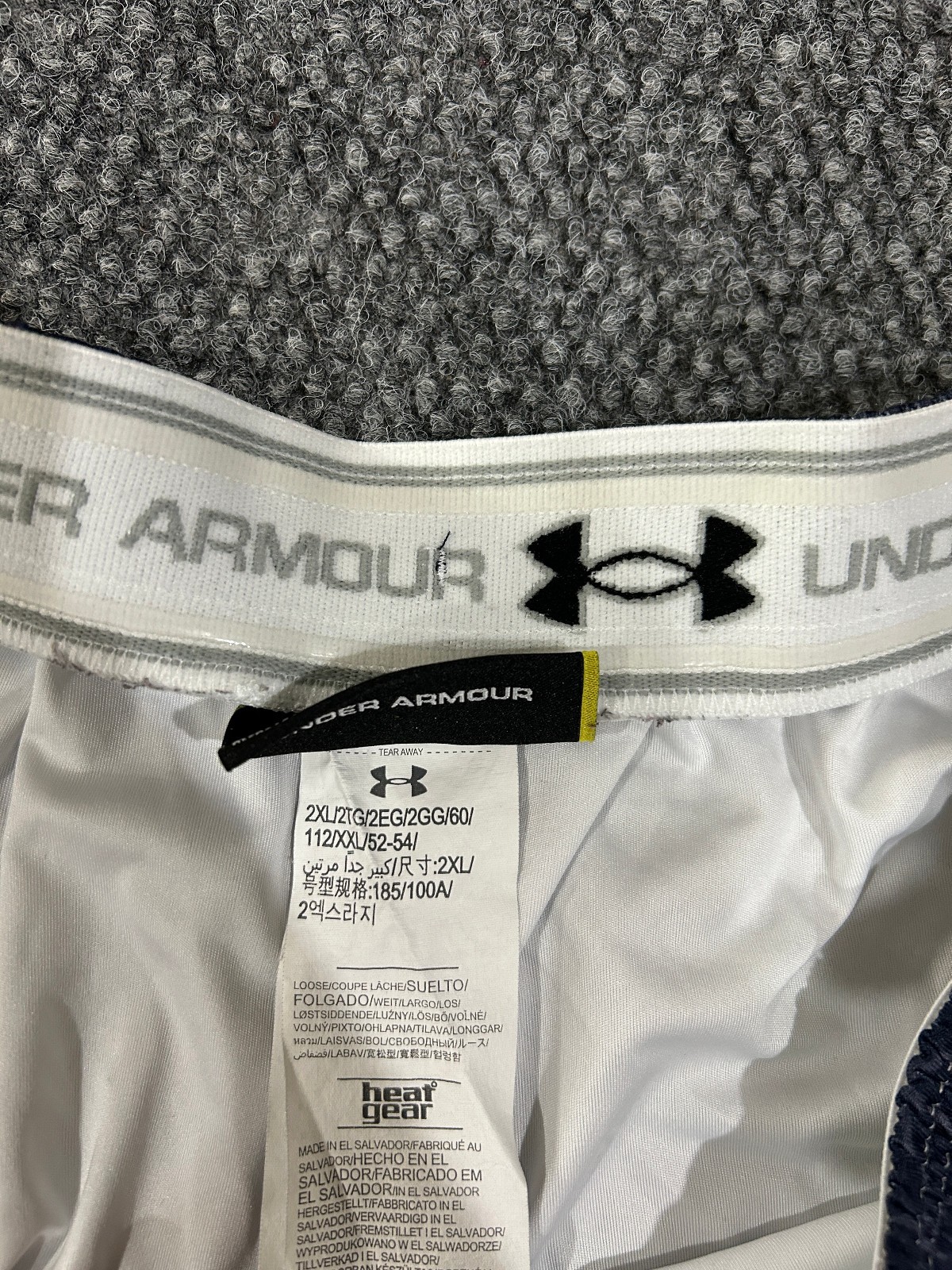 Notre Dame Fighting Irish Under Armour Game Shorts Mens 2xl white thumbnail 4