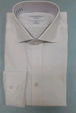 New Charles Tyrwhitt Greenwich Weave Non Iron Dress Shirt White Sz 16/34