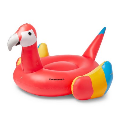 Swimline 90629 Giant Parrot Inflatable Pool Float Kids Ride-On Lounge