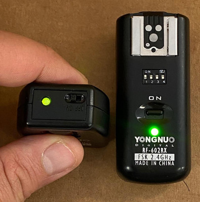 YONGNUO RF-600TX WIRELESS CONTROLLER W/ YONGNUO RF-602RX