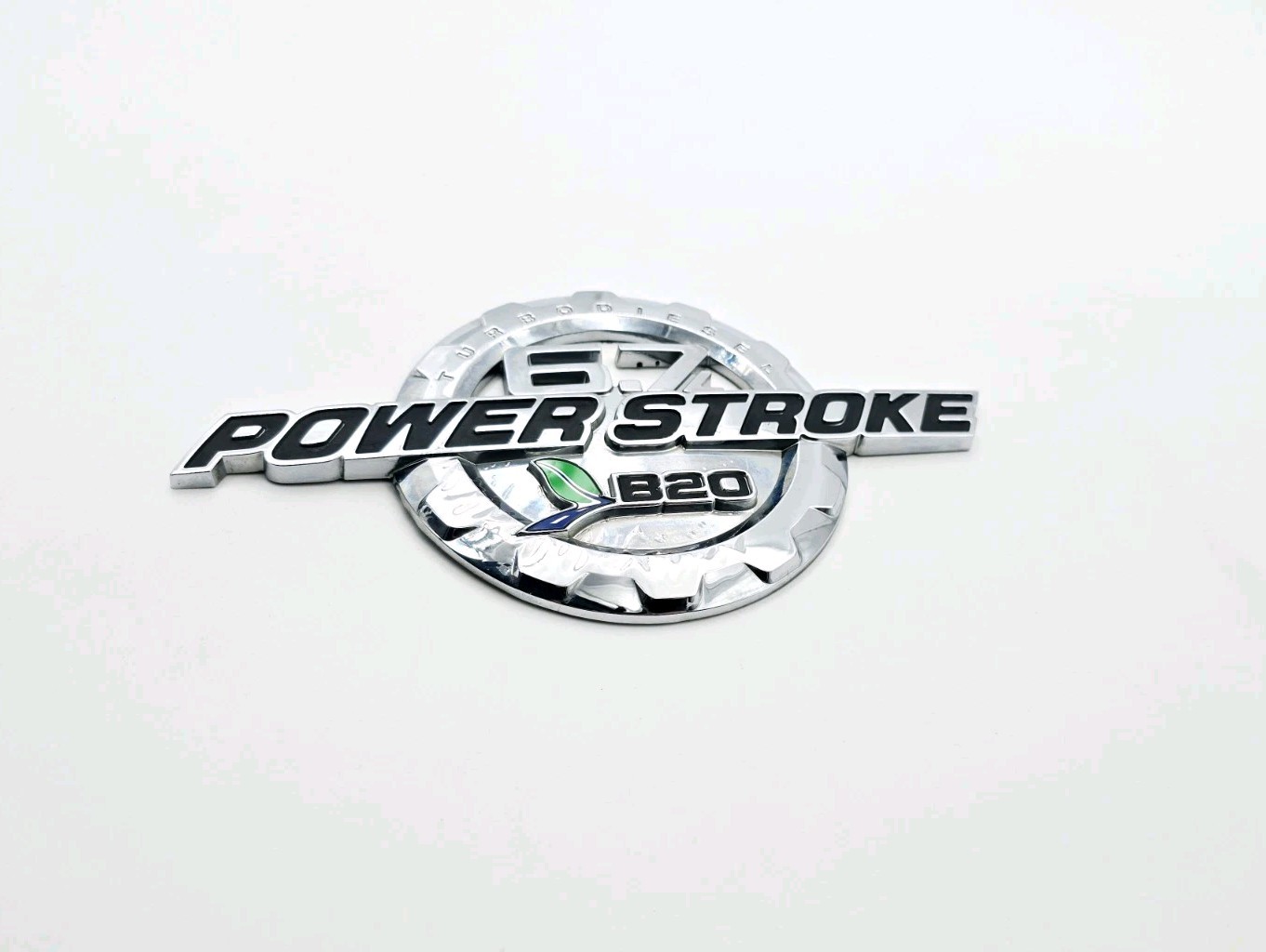 2011-2016 FORD F-250 F-350 TURBO DIESEL POWER STROKE 6.7L B20 EMBLEM SYMBOL OEM