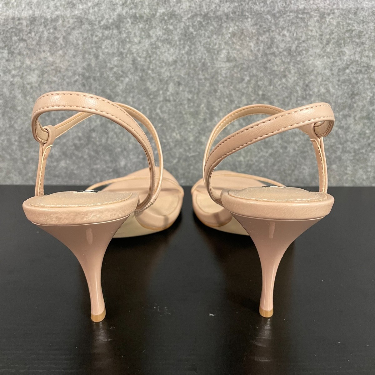 NINE WEST Carolyn Sandali Con Tacco Donna - Punta Aperta E Tacco A Spillo 8cm - Naturale Chiaro 110, 40 EU