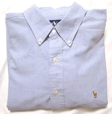 Polo Ralph Lauren Oxford Shirt Flesh Pony Button Down Men OCBD Sz XL M396 