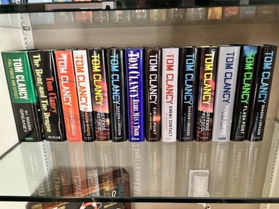 Tom Clancy Books Lot of 14 Hardcover Thriller Suspense
