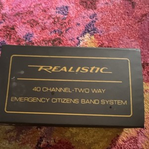 Realistic TRC-412 Mobile CB Radio Transceiver, 40 Channels, Black