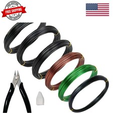 6 Roll Bonsai Wire Kit with Cutter, Total 160 Feet Aluminum Bonsai Training W...