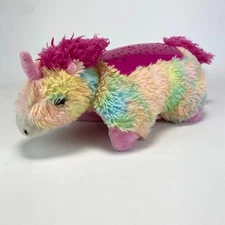 Pillow Pets Dream Lites Rainbow Unicorn Stuffed Animal Nightlight Starry Sky