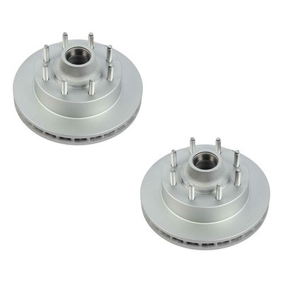 SET-P15AR8573EVC-2 Powerstop Brake Discs 2-Wheel Set Front RWD 4-Wheel ABS