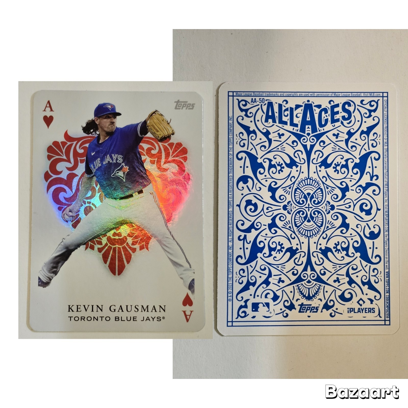 2023 Topps Series 2 - Kevin Gausman - All Aces - BLUE PARALLEL SP - #AA-50