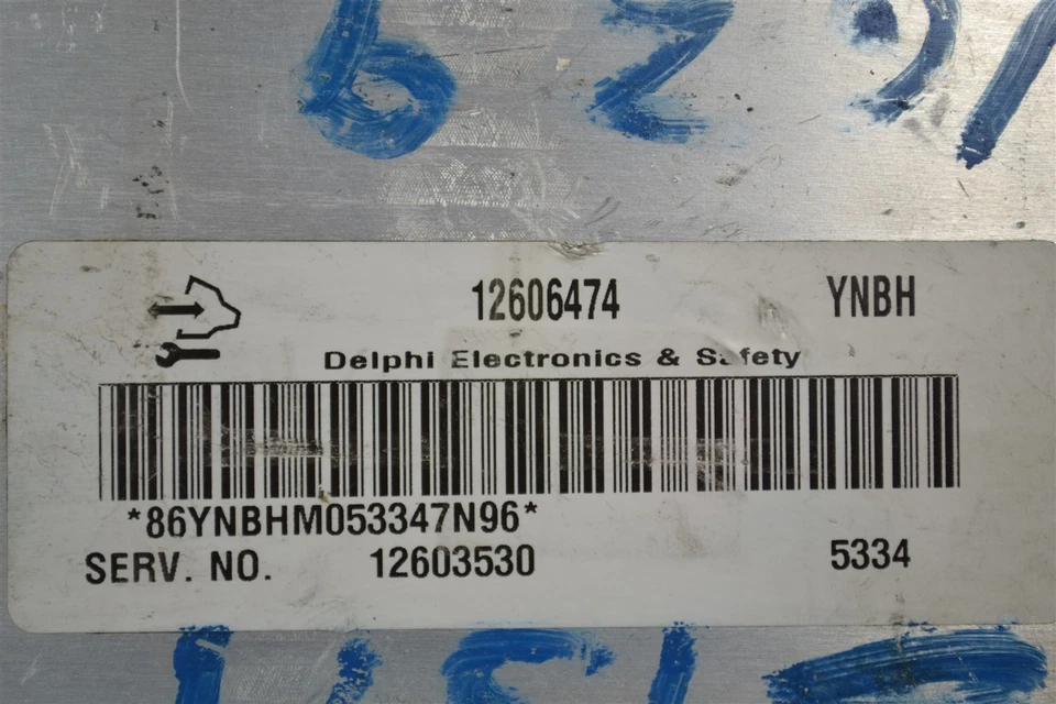 12603530 Chevrolet Impala 2007-2009 Engine Control Unit ECU Module 4B6 990 B6 - Image 3 of 4