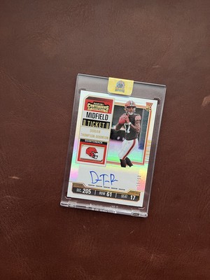 Dorian Thomson-Robinson Panini Contenders On Card Autograph /50 Near Mint