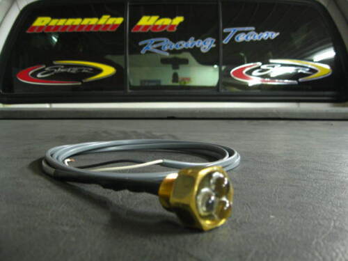 Super Bright LED BOAT DRAIN PLUG LIGHT 3 LED Brass Garboard Stern Wake Boat PL-3 - Picture 2 of 24