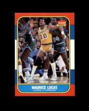 1986-87 Fleer #66 Maurice Lucas MINT Lakers break 1