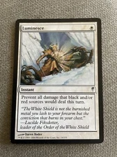 Magic the Gathering MTG Luminesce (14) Coldsnap   LP   E52*