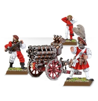 Warhammer Fantasy - Empire Helblaster Volley Gun / Helstorm Rocket Battery - NEU