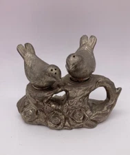 Vintage Weidlich Brothers Silver Plated Bird Salt And Pepper Shakers Japan