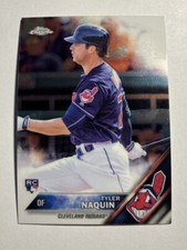 Tyler Naquin 2016 Topps Chrome Rookie Card #14 Cleveland Indians RC